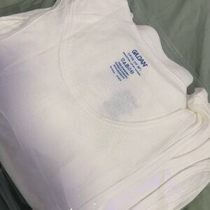 Gildan Classic White Tank Top